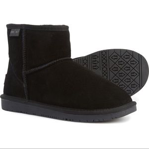 Minnetonka Moccasin Winter Ankle Boots - Black